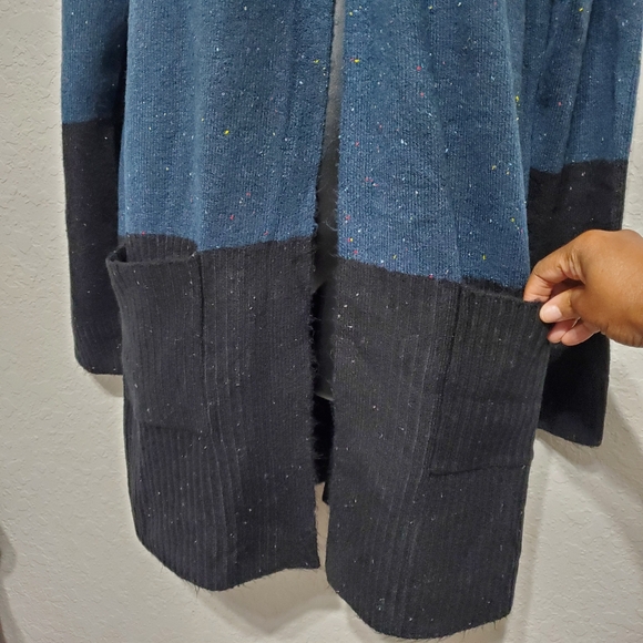 Love Ellie Women's Blue Open Front Cardigan Size Large - Picture 6 of 10